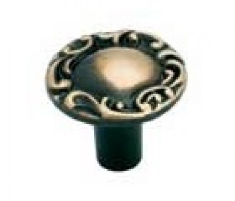 (AM643-AE) 1 1/16" Allison™ Value Hardware Round Floral Edge Knob, Antique English ** CALL STORE FOR AVAILABILITY AND TO PLACE ORDER ** (AM643-AE) 1 1/16" Allison™ Value Hardware Round Floral Edge Knob, Antique English ** CALL STORE FOR AVAILABILITY AND TO PLACE ORDER **